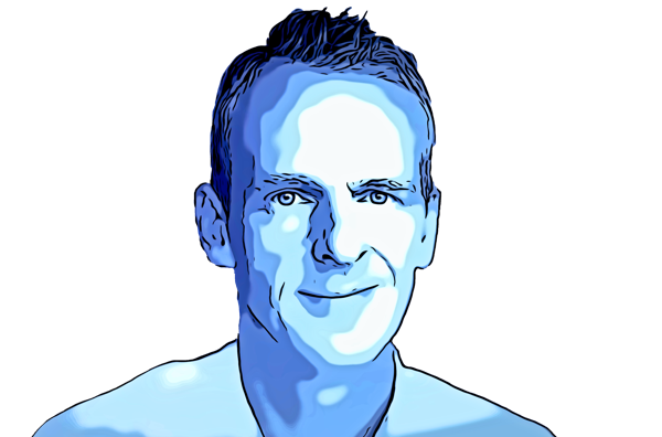 Grafik 2 stilisiertes Portrait Lars König