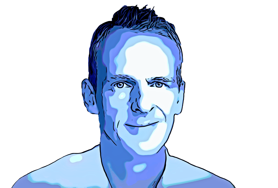Grafik stilisiertes Portrait Lars König